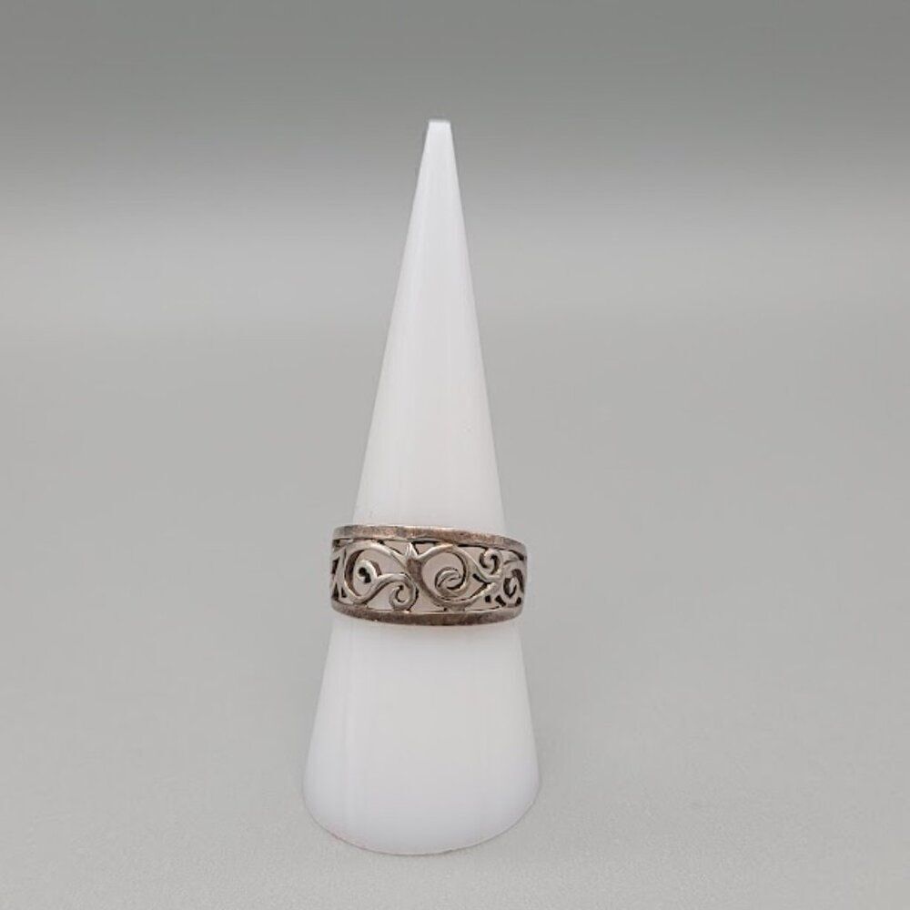Sterlingsilver Scroll Style Ring - image 2
